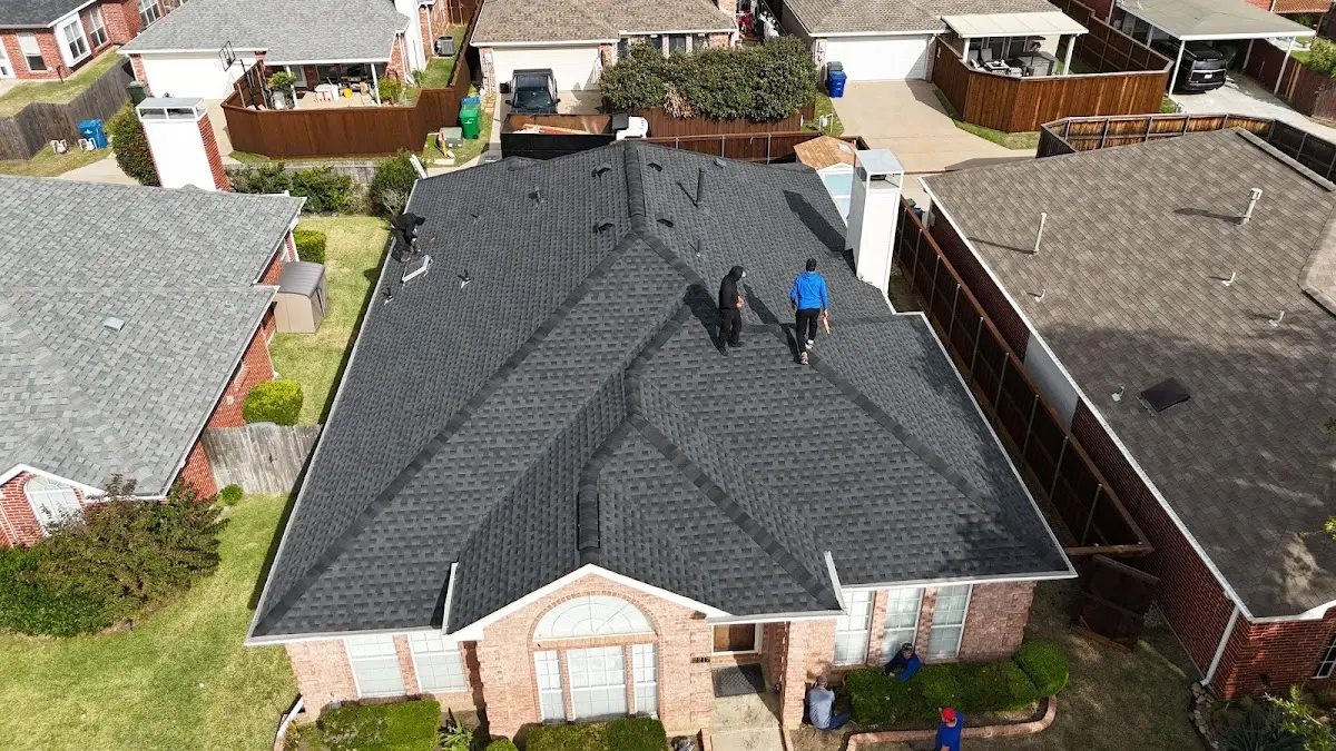 Commercial Roofing work in progress on a Bensley property